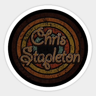 Chris Stapleton - vintage design on top Sticker